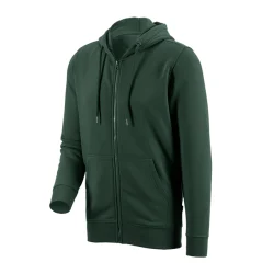 e.s. Hoody-Sweatjacke Poly Cotton mit Logo